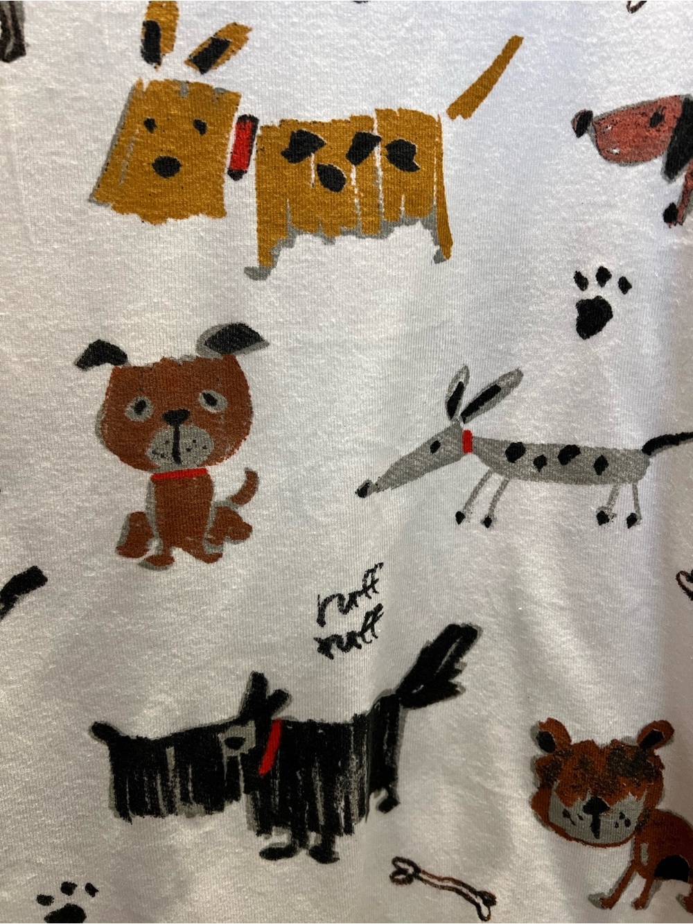Cute dog shirt, Large -3/4 sleeves - Picture 4 of 4